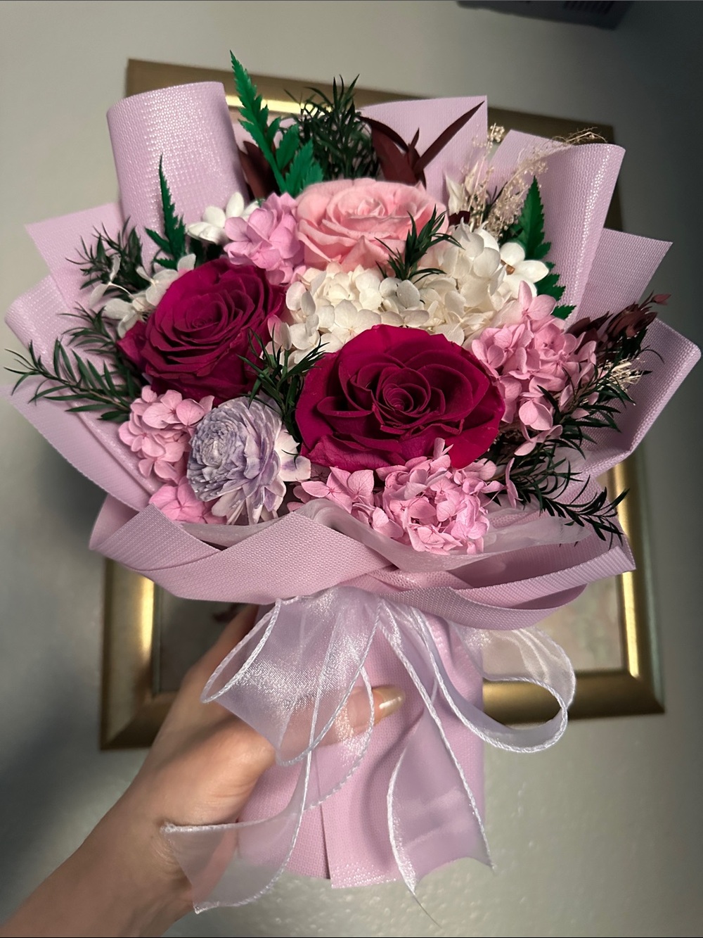 💐 Romantic Pink & Fuchsia Floral Bouquet💐